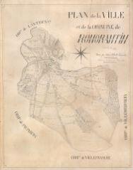 1 vue [Romorantin] : Plan de la ville et de la commune de Romorantin : section du Bourgeau. Dressé par l'élève Biette Édouard, mars 1895.