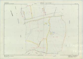 1 vue Arville (Commune de) : plan de remembrement. Section ZB