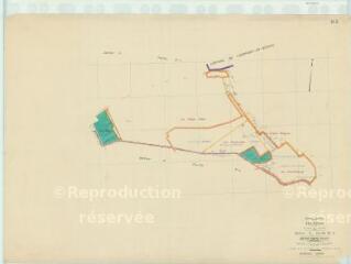 1 vue Averdon (Commune de) : plan de remembrement. Section H2