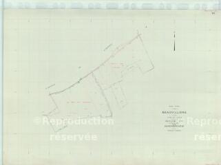 1 vue Beauvilliers (Commune de) : plan de remembrement. Section ZC n° 1 à 9