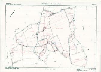 1 vue Bonneveau (Commune de) : plan de remembrement. Section ZC