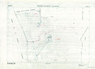 1 vue Chauvigny-du-Perche (Commune de) : plan de remembrement. Section ZB