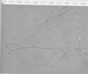 1 vue Couffy (Commune de) : plan de réorganisation foncière. Section WK