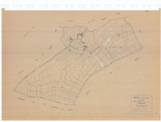 1 vue Couffy (Commune de) : plan de réorganisation foncière. Section WO