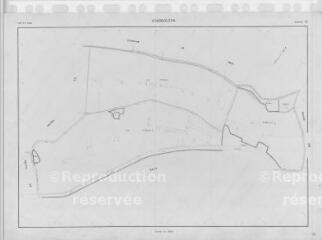 1 vue Courbouzon (Commune de) : plan de remembrement. Section ZC