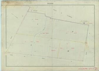1 vue Crucheray (Commune de) : plan de remembrement. Section ZM/ZP