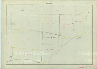 1 vue Crucheray (Commune de) : plan de remembrement. Section ZP