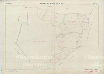 1 vue Huisseau-en-Beauce (Commune de) : plan de remembrement. Section ZC