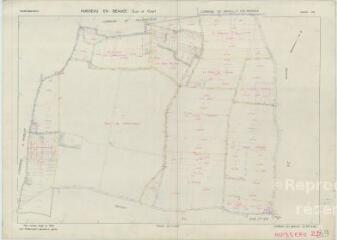 1 vue Huisseau-en-Beauce (Commune de) : plan de remembrement. Section ZD