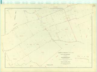 1 vue Landes-le-Gaulois (Commune de) : plan de remembrement. Section ZR