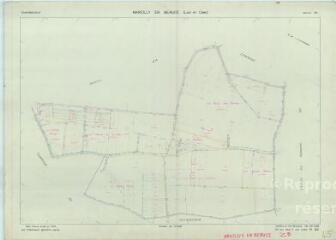 1 vue Marcilly-en-Beauce (Commune de) : plan de remembrement. Section ZB