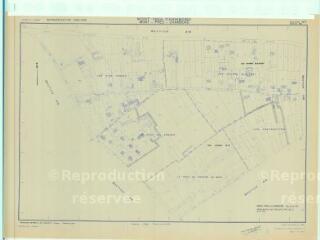 1 vue Mont-Près-Chambord (Commune de) : plan de réorganisation foncière. Section AO