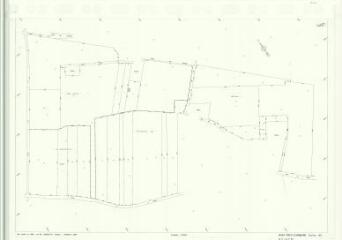 1 vue Mont-Près-Chambord (Commune de) : plan de réorganisation foncière. Section WC