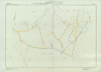 1 vue Plessis-Dorin le (Commune de) : plan de remembrement. Section ZA