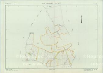 1 vue Plessis-Dorin le (Commune de) : plan de remembrement. Section ZB