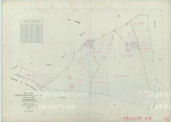 1 vue Prunay-Cassereau (Commune de) : plan de remembrement. Section ZB