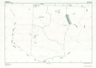 1 vue Pruniers-en-Sologne (Commune de) : plan de remembrement. Section ZO