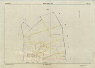 1 vue Rahart (Commune de) : plan de remembrement. Section ZA