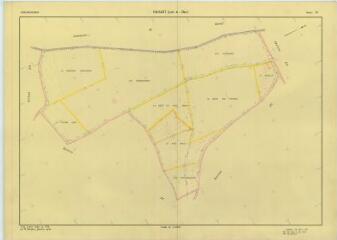 1 vue Rahart (Commune de) : plan de remembrement. Section ZB
