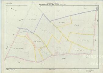 1 vue Rahart (Commune de) : plan de remembrement. Section ZC
