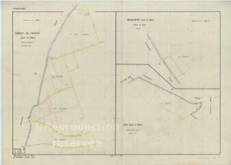 1 vue Romilly (Commune de) : plan de remembrement. Section B n°429 à 438