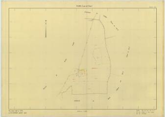 1 vue Ruan-sur-Egvonne (Commune de) : plan de remembrement. Section ZD n°1 à 7