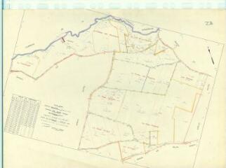 1 vue Saint-Bohaire (Commune de) : plan de remembrement. Section ZB