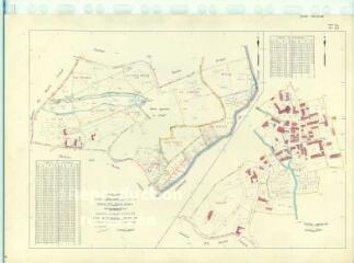 1 vue Saint-Bohaire (Commune de) : plan de remembrement. Section ZD