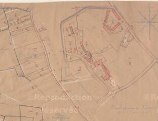1 vue Sainte-Gemmes (Commune de) : plan de remembrement. Section B1