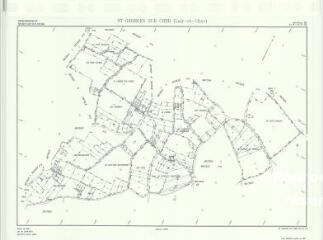 1 vue Saint-Georges-sur-Cher (Commune de) : plan de remembrement. Section ZB