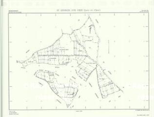 1 vue Saint-Georges-sur-Cher (Commune de) : plan de remembrement. Section ZC
