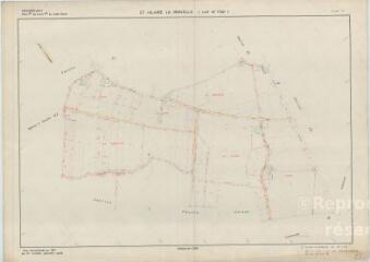 1 vue Saint-Hilaire-la-Gravelle (Commune de) : plan de remembrement. Section ZH