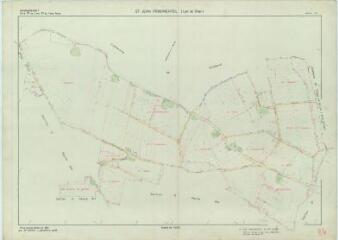 1 vue Saint-Jean-Froidmentel (Commune de) : plan de remembrement. Section ZK