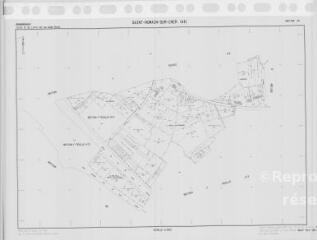 1 vue Saint-Romain-sur-Cher (Commune de) : plan de remembrement. Section ZH