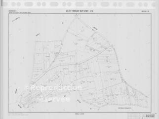 1 vue Saint-Romain-sur-Cher (Commune de) : plan de remembrement. Section ZM