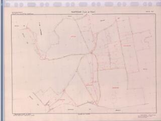 1 vue Santenay (Commune de) : plan de remembrement. Section ZW