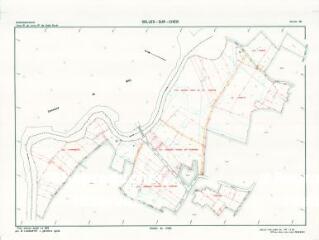 1 vue Selles-sur-Cher (Commune de) : plan de remembrement. Section ZK