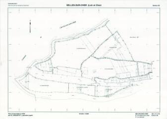 1 vue Selles-sur-Cher (Commune de) : plan de remembrement. Section ZO