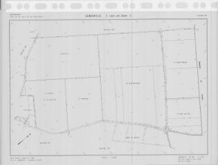 1 vue Semerville (Commune de) : plan de remembrement. Section ZN