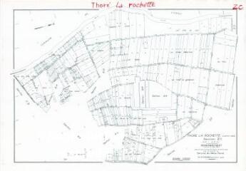1 vue  - Thoré-la-Rochette (Commune de) : plan de remembrement. Section ZC (ouvre la visionneuse)
