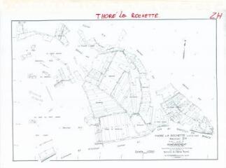 1 vue  - Thoré-la-Rochette (Commune de) : plan de remembrement. Section ZH (ouvre la visionneuse)