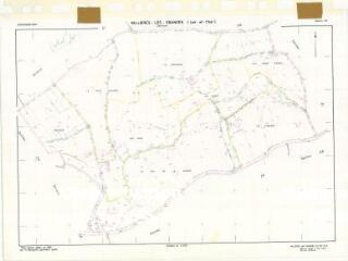 1 vue Vallières-les-Grandes (Commune de) : plan de remembrement. Section ZH