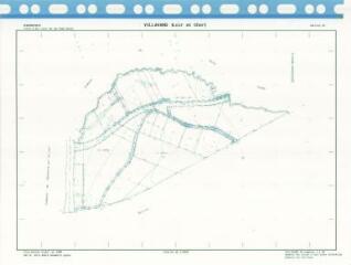 1 vue Villavard (Commune de) : plan de remembrement. Section ZH