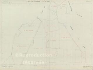 1 vue Ville-aux-Clercs la (Commune de) : plan de remembrement. Section ZE