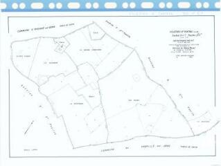 1 vue  - Villedieu-le-Château (Commune de) : plan de remembrement. Section D2 (ouvre la visionneuse)