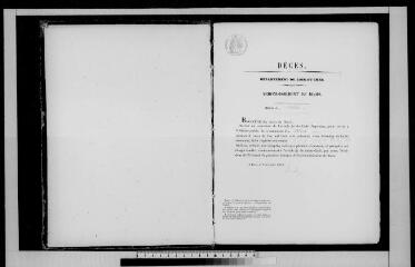 633 vues  - BLOIS. - Etat civil : microfilm des registres des décès. (1860-1863) (ouvre la visionneuse)