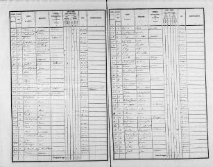 112 vues OIGNY. - Recensement de population : microfilm des listes nominatives. Années de recensements (1836, 1841, 1846, 1851, 1856, 1861, 1866, 1881, 1886, 1896, 1901, 1906).