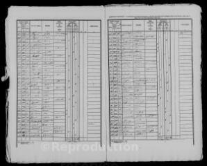 291 vues DHUIZON. - Recensement de population : microfilm des listes nominatives. Années de recensements (1841, 1846, 1851, 1856, 1861, 1866, 1872, 1876, 1881, 1886, 1891, 1896, 1901, 1906).