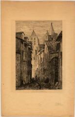 1 vue  - Blois : Hôtels, maisons et rues : Rue St Nicolas à Blois (ouvre la visionneuse)