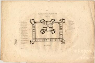 1 vue  - Chambord : Plan du château de Chambord (ouvre la visionneuse)